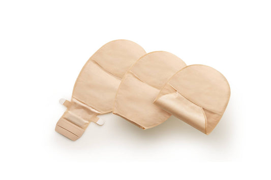 Sensura - Two Piece - Open bag - With Hide-away outlet - With Filter - Midi Size - Opaque Colour - Click coupling - Coupling Size: 40mm - Healium.me