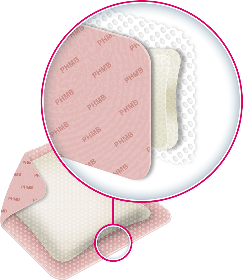 ActivHeal Silicone Foam Border PHMB - 10/Box - Healium.me