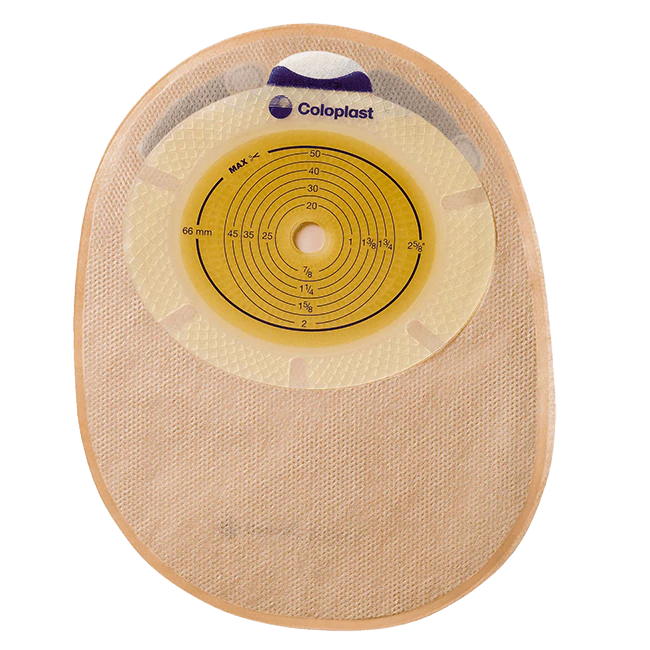 SenSura - One Piece - Closed bag - With Filter - Maxi Size - Opaque Colour - With Inspection window - Double-layer adhesive - Cuttable Size: 10 76mm - 30/Box - Healium.me