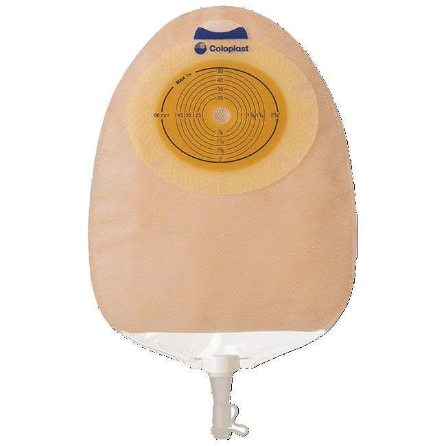 SenSura - One Piece -  Urostomy bag - Maxi - Opaque -  Convex Light - Cuttable Size: 15-43mm - 10/Box - Healium.me
