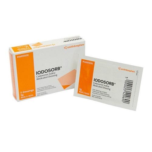 Smith & Nephew Iodosorb Dressing 5x5g- 5/Box