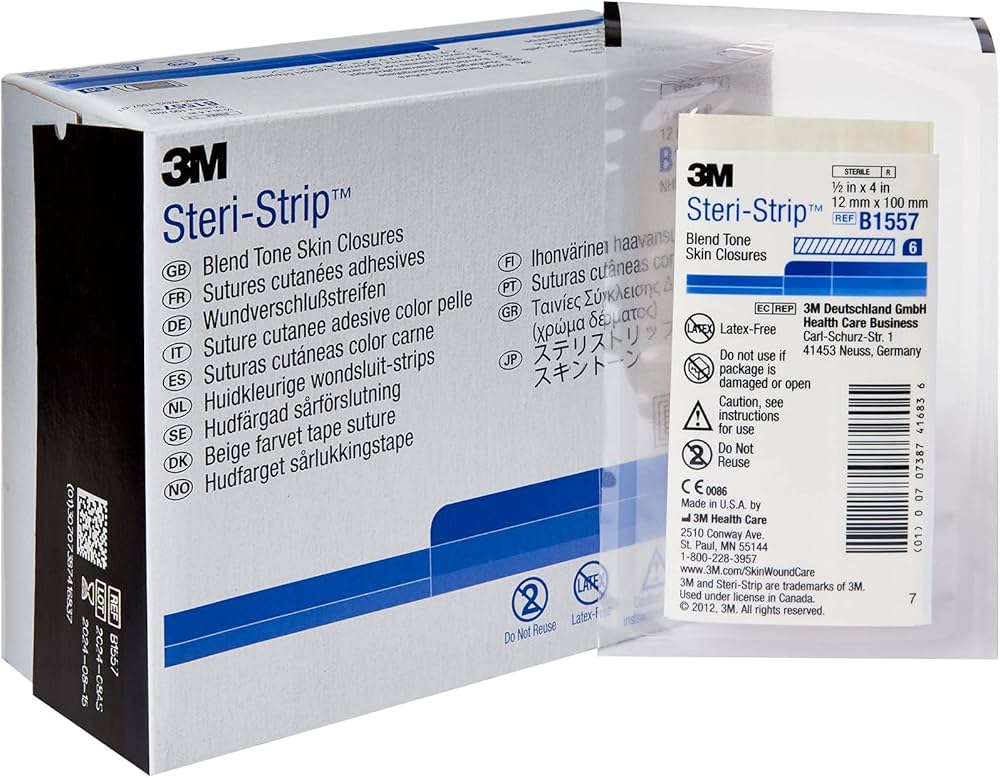 3M STERI-STRIP SKIN CLOSURE (REINFORCED) - Healium.me