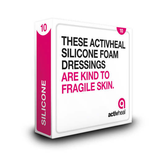 ActivHeal Silicone Foam - 10/Box - Healium.me