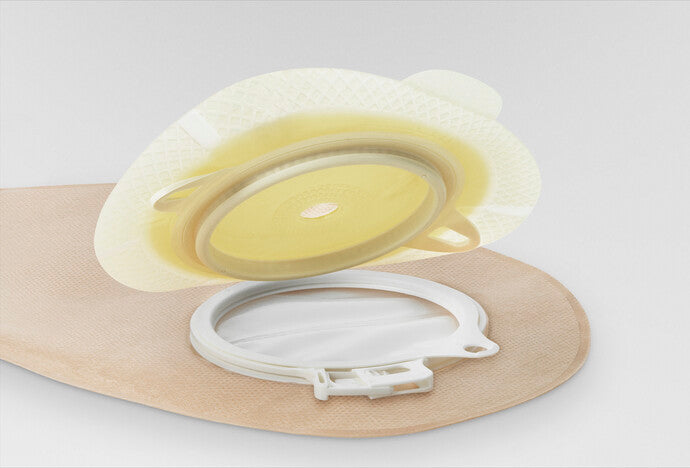 Sensura Click, Xpro Base Plate - Convex Light -  Belt Ears - Double-layer adhesive - 5/Box - Healium.me