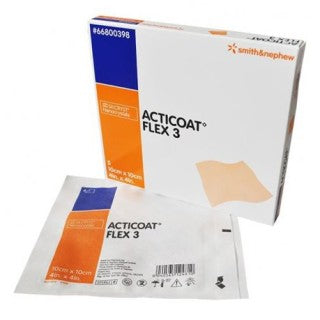 Smith & Nephew - ACTICOAT FLEX 3 - 10x10cm - 12/box - Healium.me