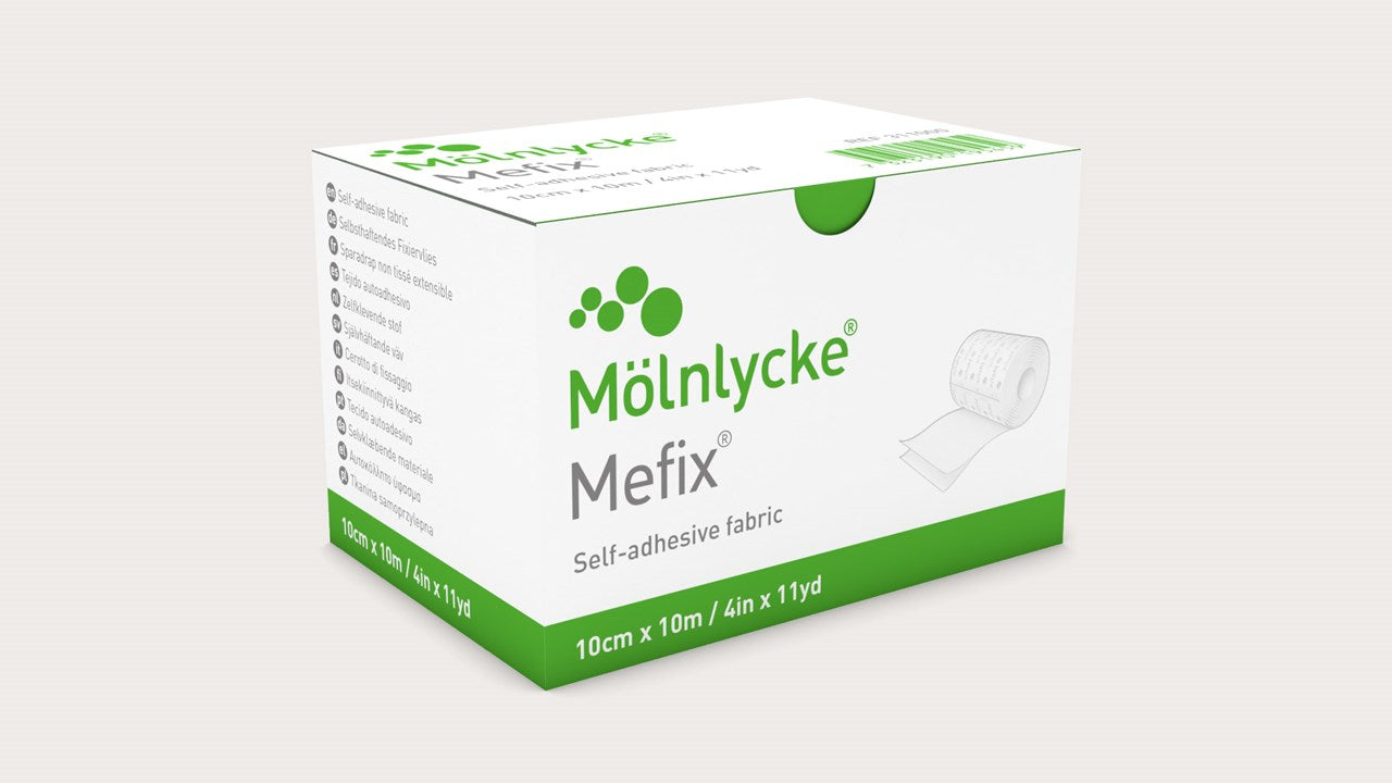 Molnlycke Mefix Dressing Retention Tape 10cm x 10m - Healium.me